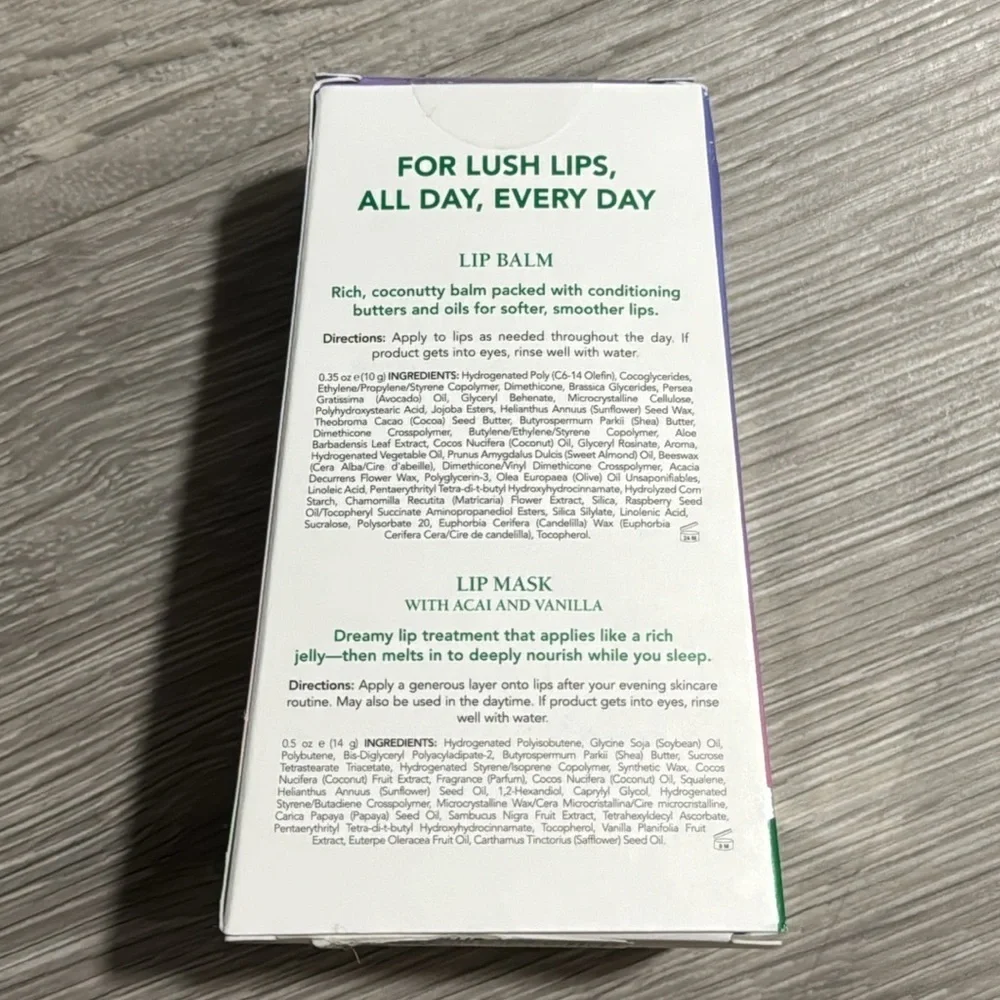 Mario Badescu Lip Care Duo Lip Mask Lip Balm Set New